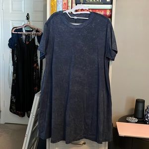 VERY gently worn lululemon tie dye All Yours t-shirt dress